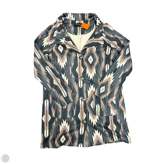 Jacket Other By Cmc In Grey & Tan, Size: S