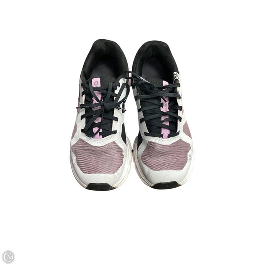 Shoes Athletic By On Cloud In Grey & Purple, Size: 8