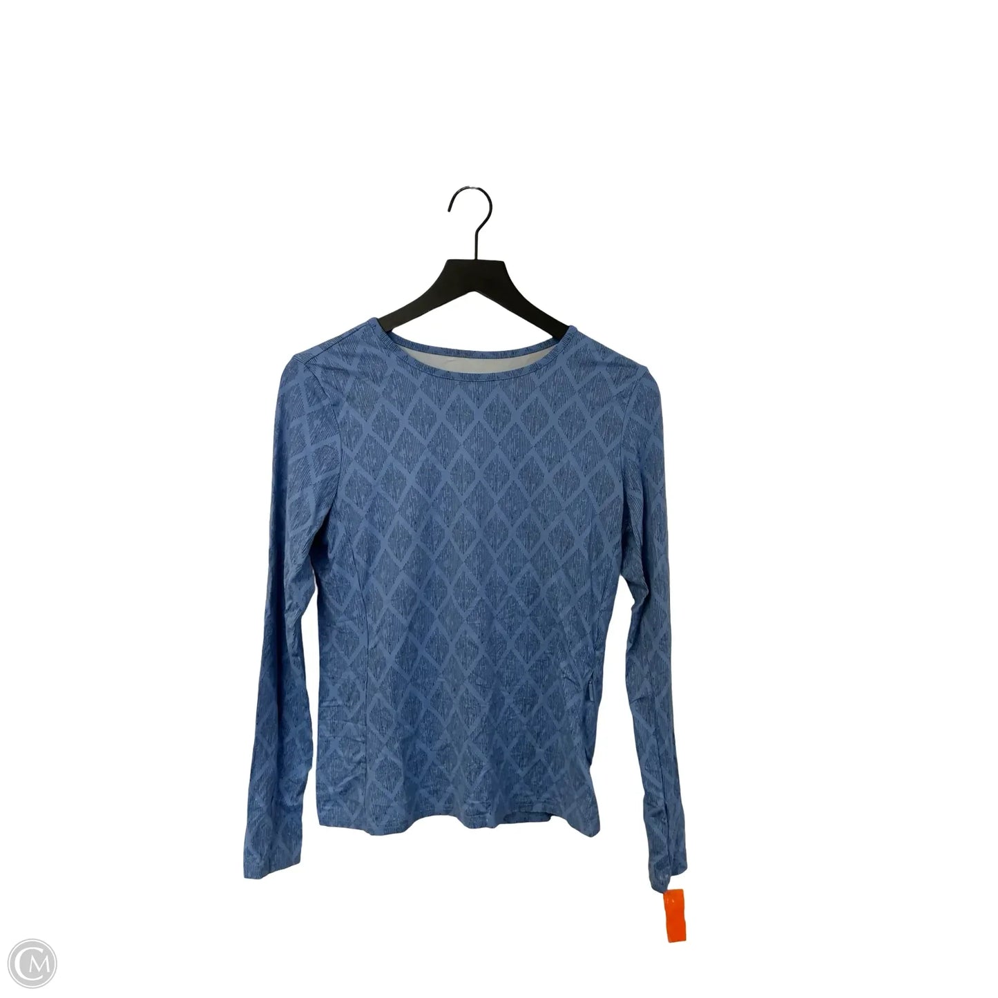 Athletic Top Long Sleeve Crewneck By Hang Ten In Blue, Size: S