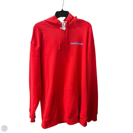 Sweatshirt Hoodie By Cme In Red, Size: Xxl