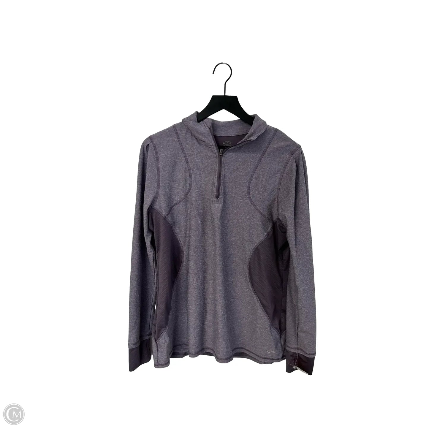 Athletic Top Long Sleeve Collar By C9 By Champion In Purple, Size: Xl