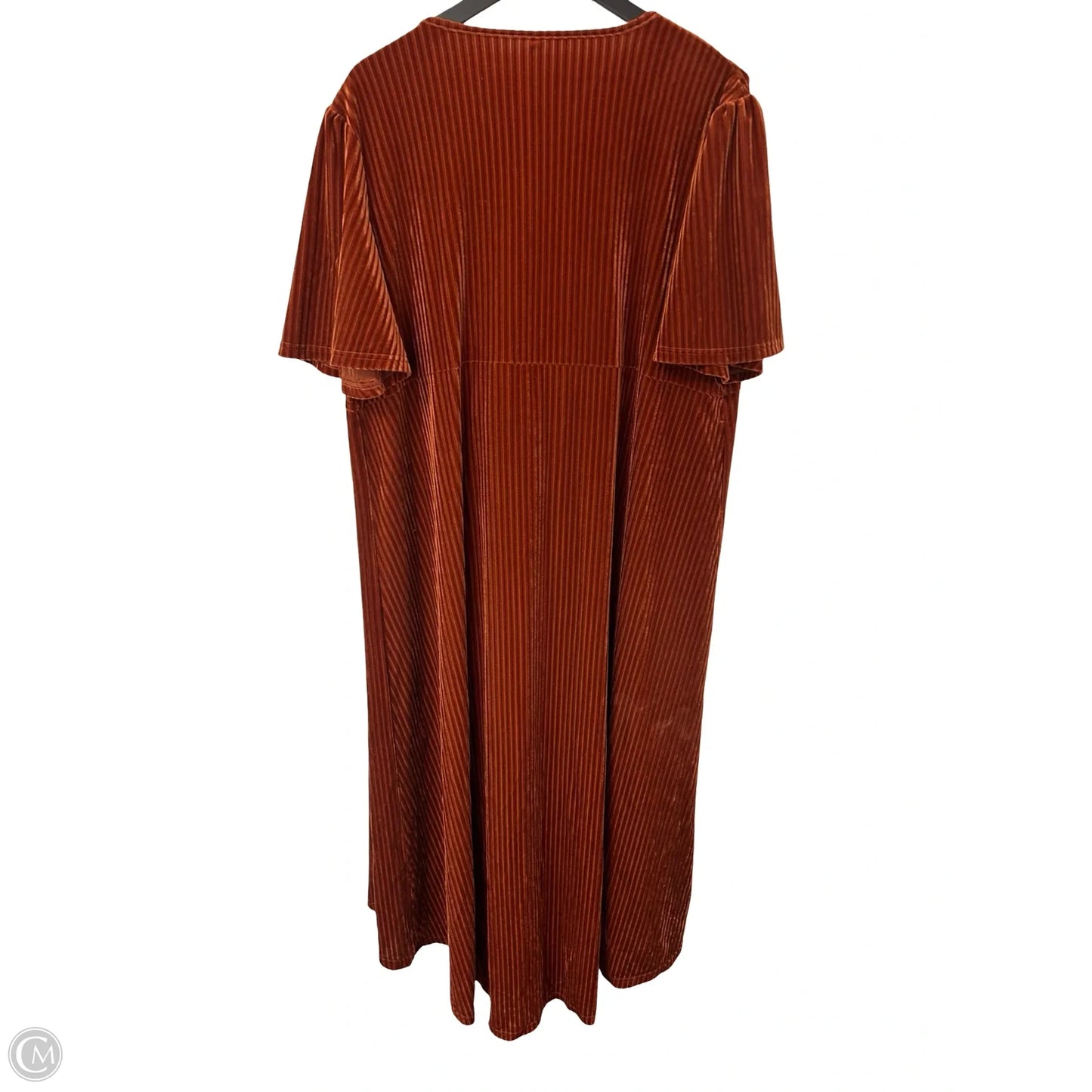 Dress Casual Maxi By Cmf In Orange, Size: 2x