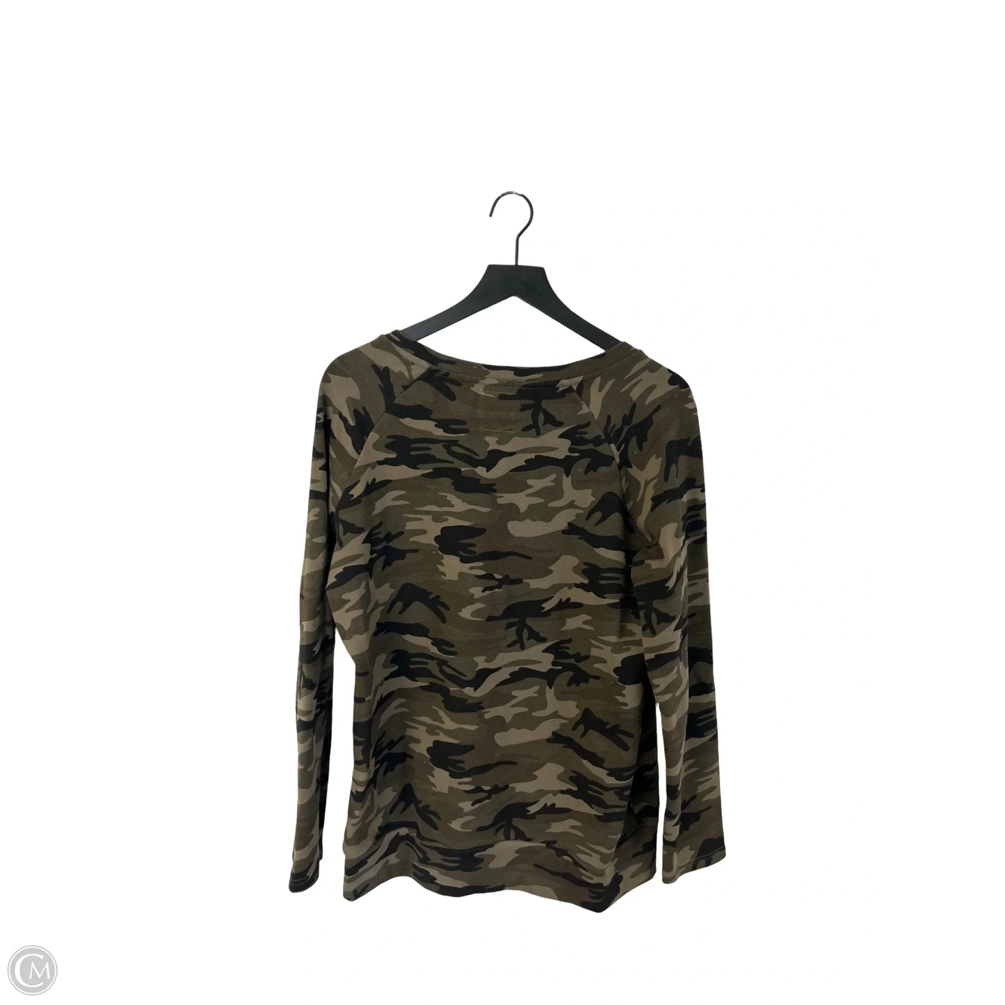 Sweatshirt Crewneck By Cmc In Camouflage Print, Size: L