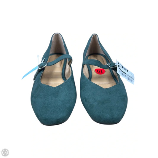 Shoes Flats By Cynthia Rowley In Green, Size: 10