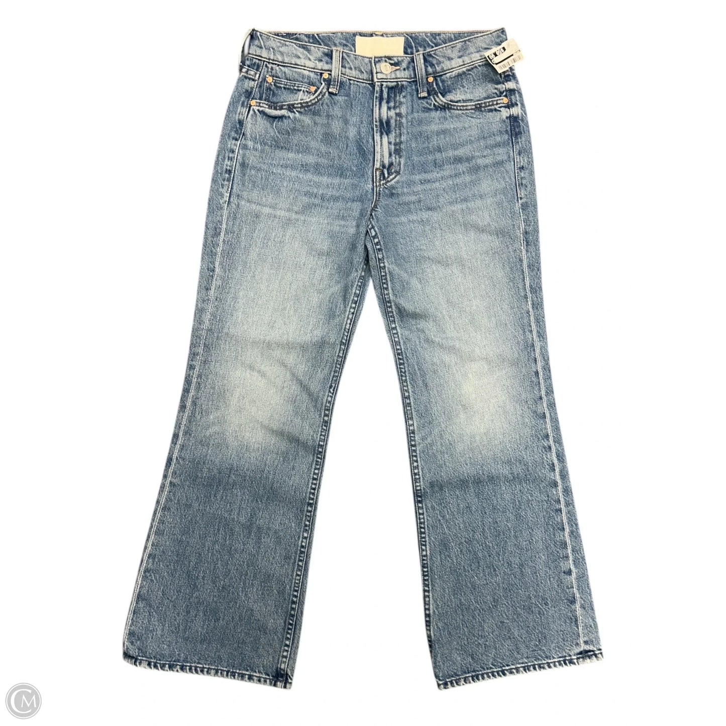 Jeans Straight By Mother In Blue Denim, Size: 2