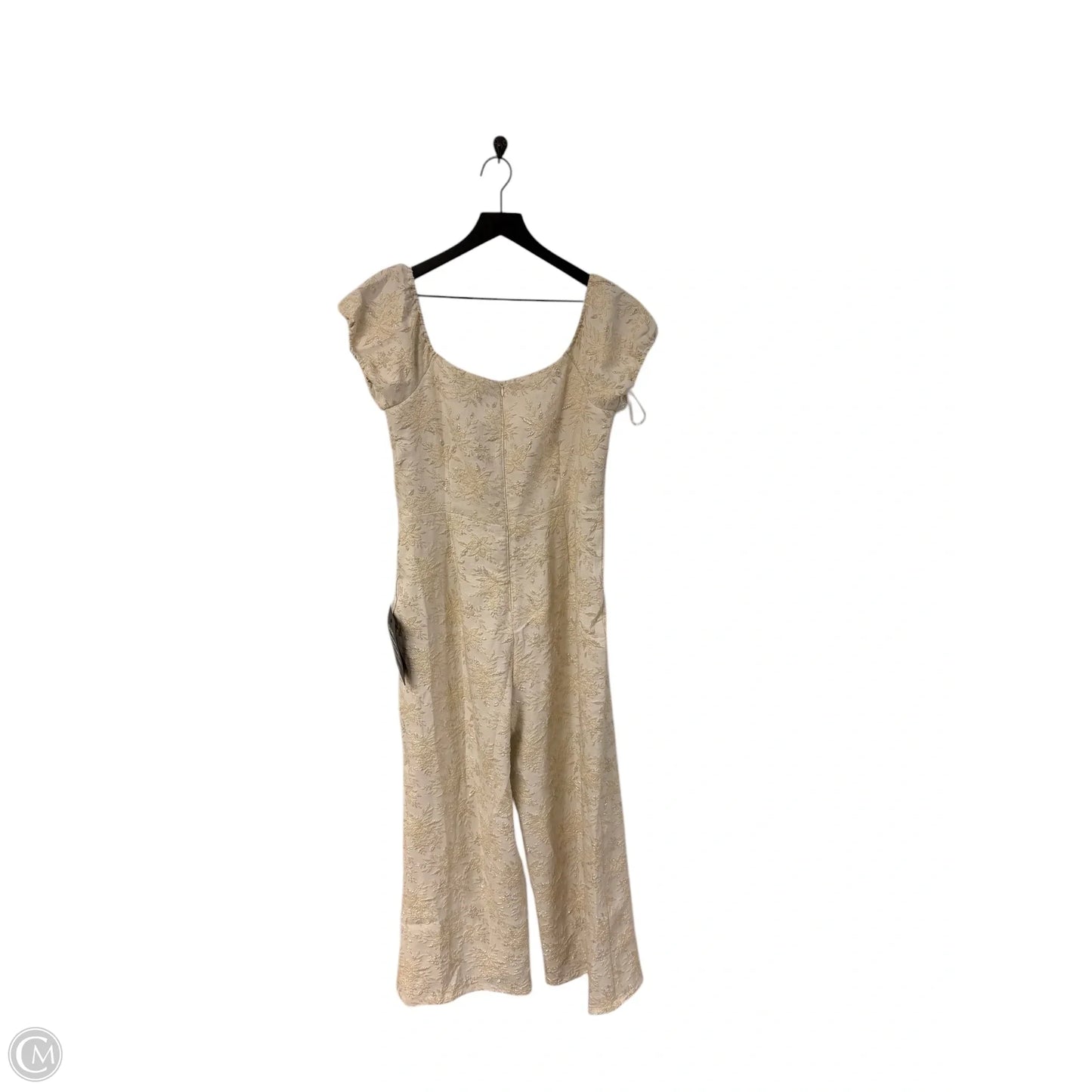 Jumpsuit By Lulus In Gold & White, Size: Xl