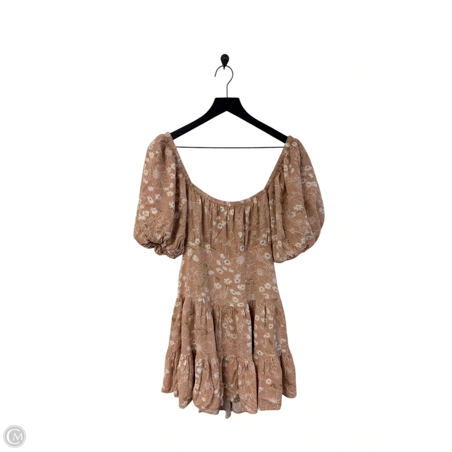 Dress Casual Short By By Together In Tan, Size: M
