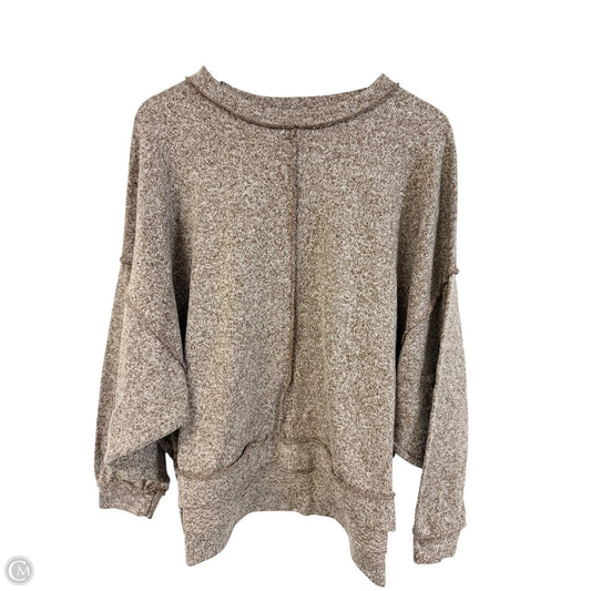 Sweater By Zenana Outfitters In Brown, Size: M