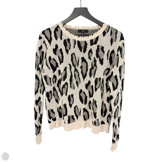 Sweater By Fate In Animal Print, Size: L
