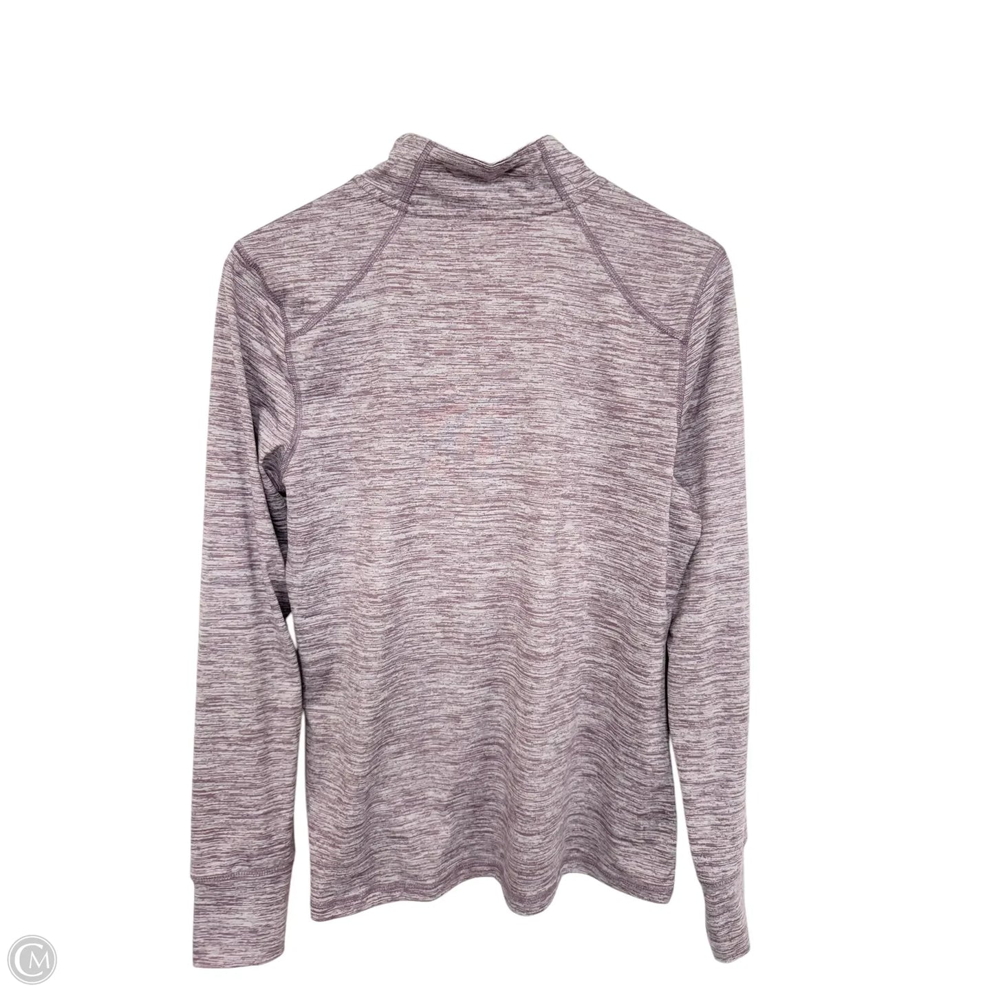 Athletic Top Long Sleeve Collar By Danskin In Purple, Size: M