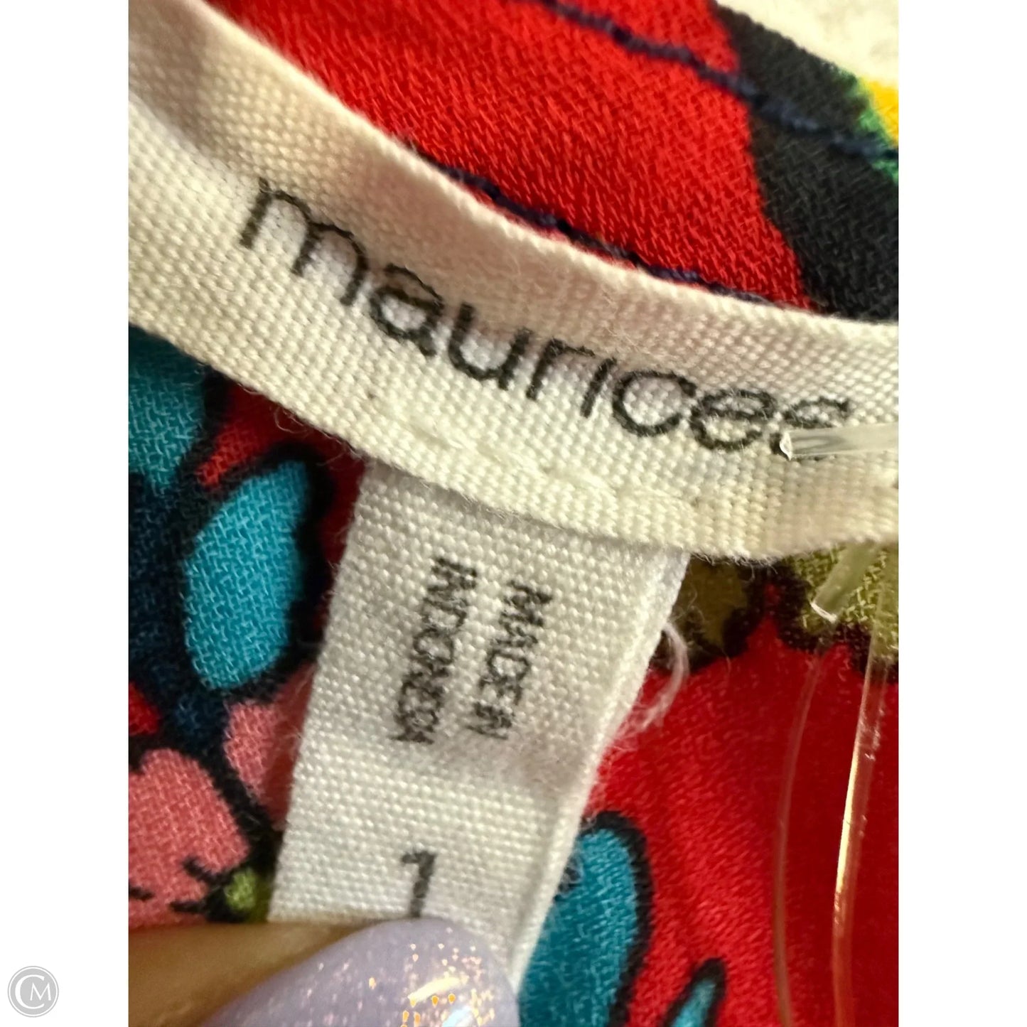 Top Sleeveless By Maurices In Multi-colored, Size: 1x