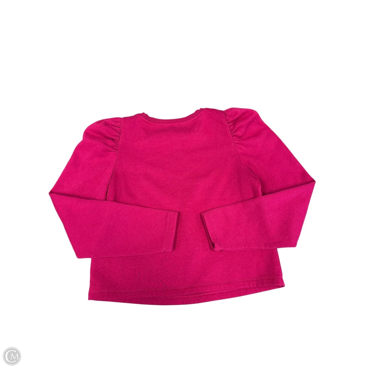 Top Long Sleeve Basic By Zara In Pink, Size: M