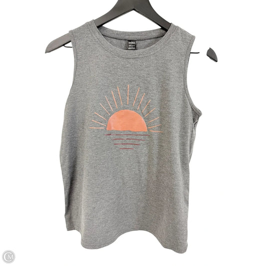 Top Sleeveless Basic By Shein In Grey, Size: M