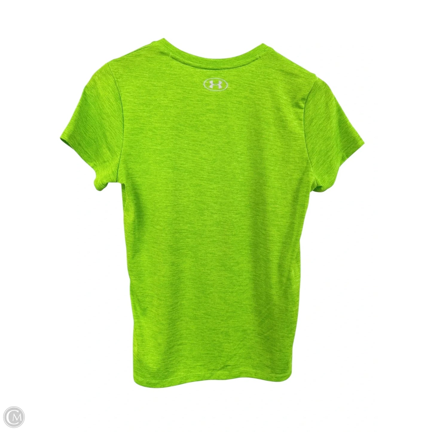 Athletic Top Short Sleeve By Under Armour In Green, Size: S