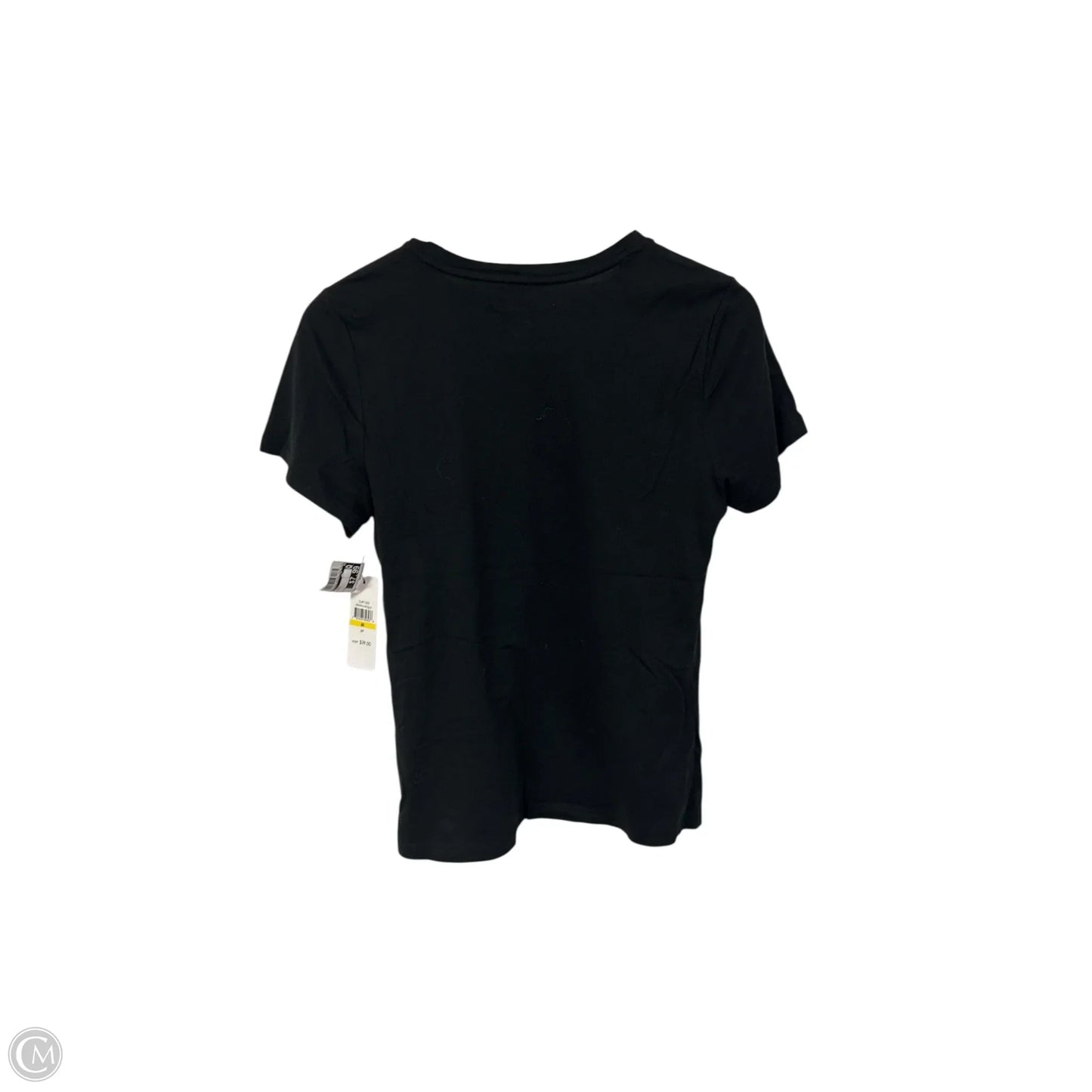 Top Short Sleeve Basic By Dkny In Black, Size: M