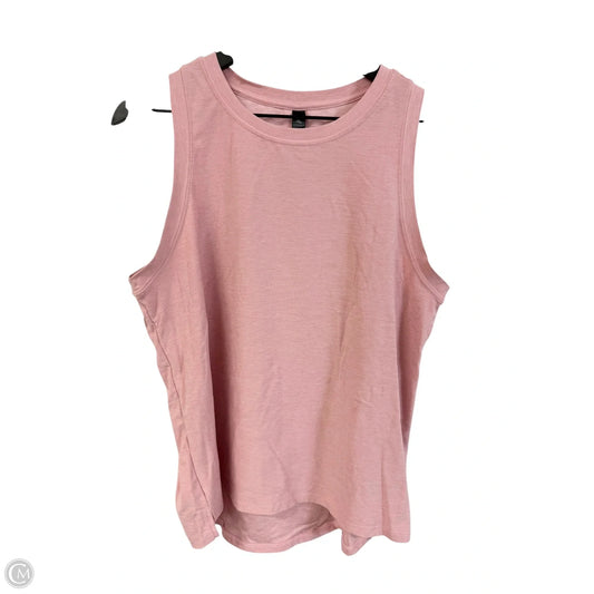 Athletic Tank Top By Kyodan In Pink, Size: L