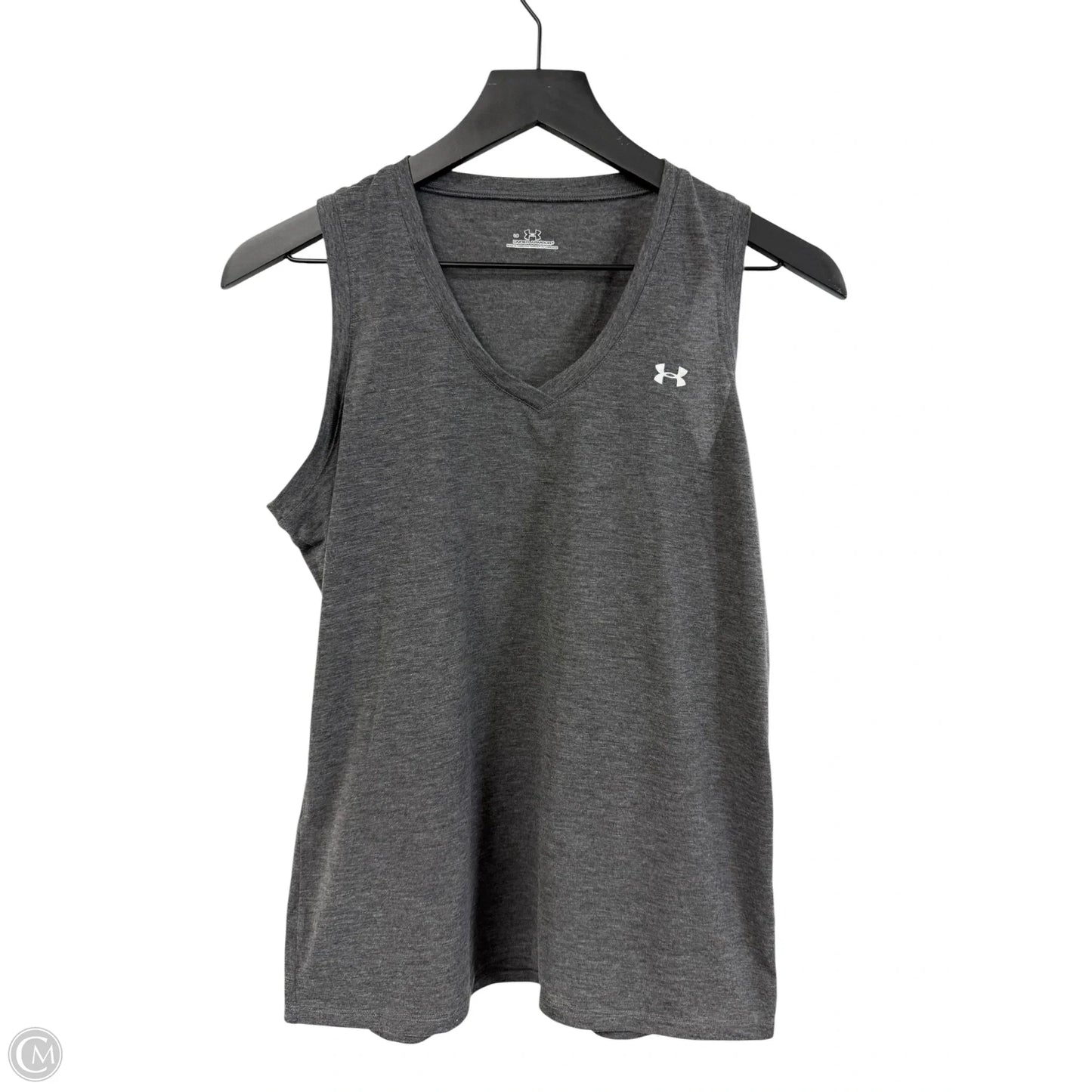 Athletic Tank Top By Under Armour In Grey, Size: L