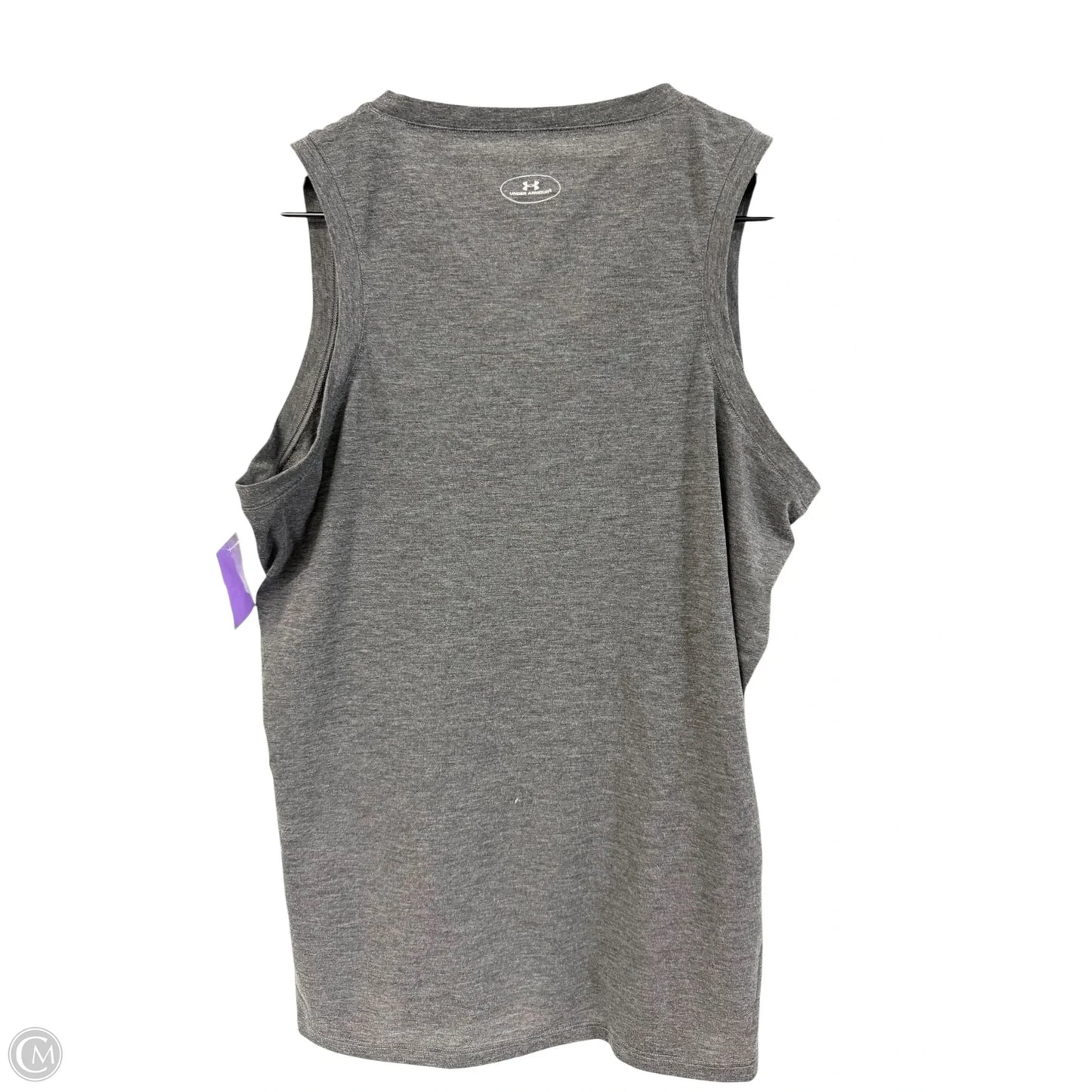 Athletic Tank Top By Under Armour In Grey, Size: L