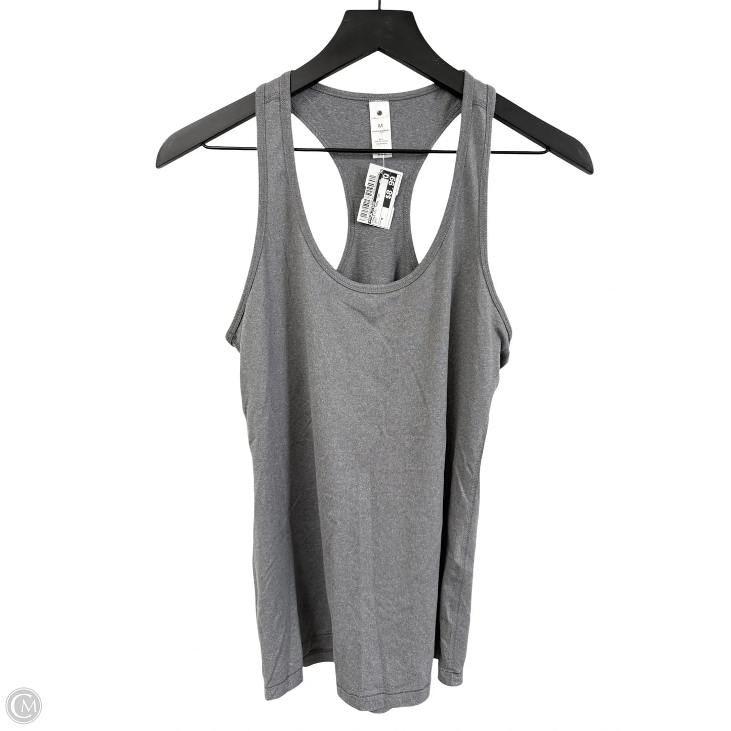 Athletic Tank Top By Yogalicious In Grey, Size: M