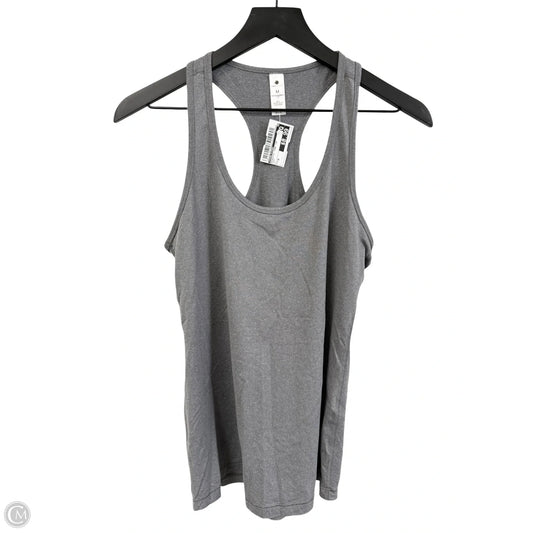 Athletic Tank Top By Yogalicious In Grey, Size: M