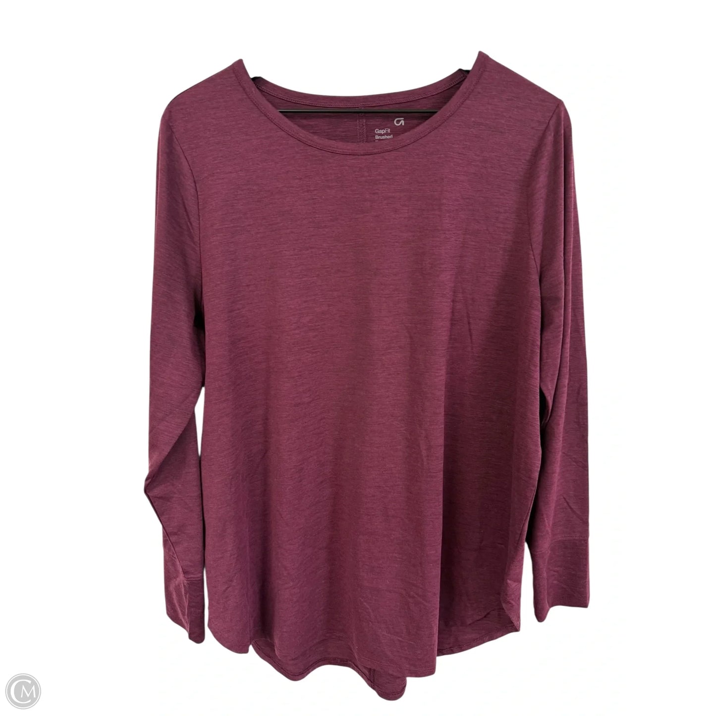Athletic Top Long Sleeve Crewneck By Gapfit In Purple, Size: Xl