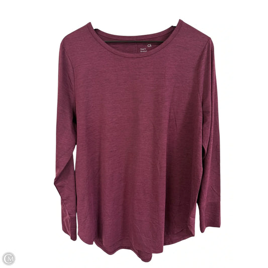 Athletic Top Long Sleeve Crewneck By Gapfit In Purple, Size: Xl