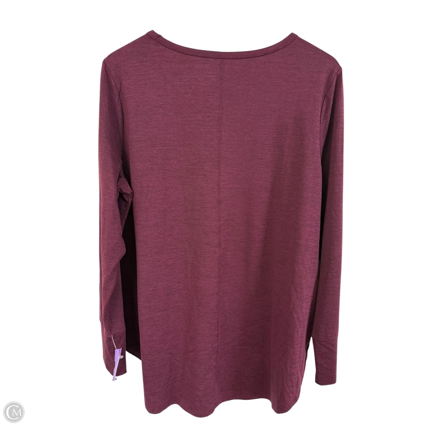 Athletic Top Long Sleeve Crewneck By Gapfit In Purple, Size: Xl
