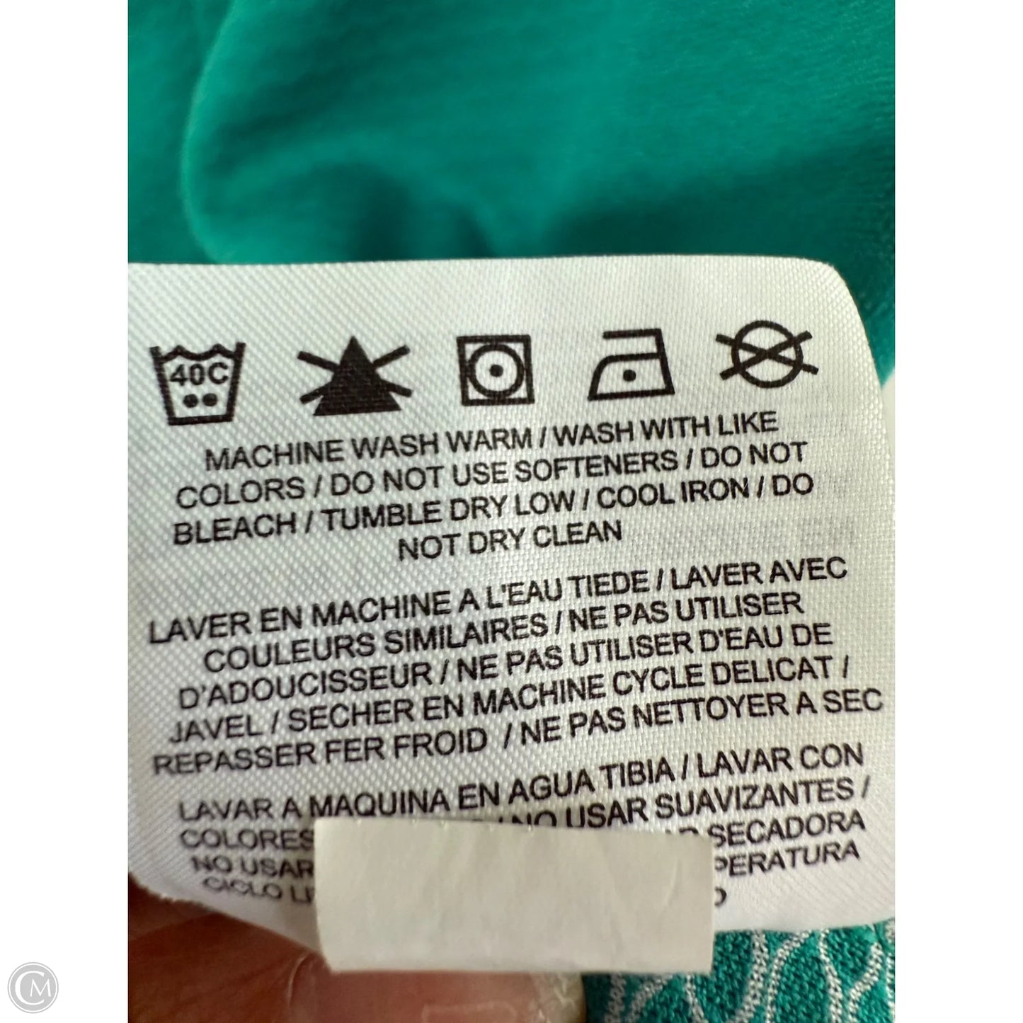 Athletic Tank Top By Nike Apparel In Green, Size: M