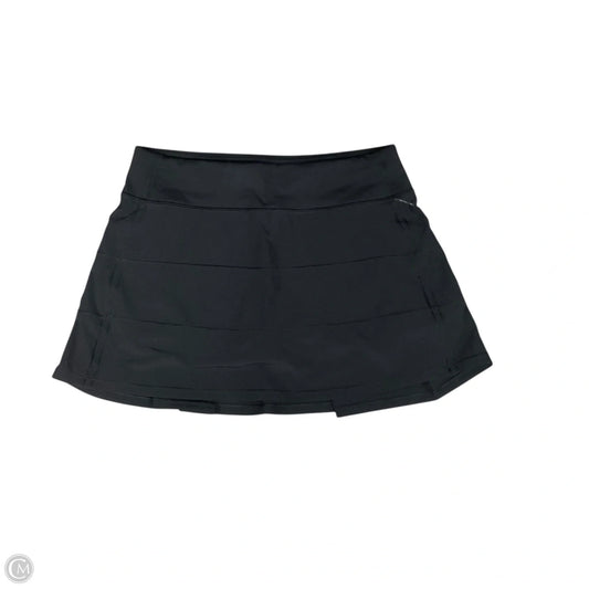 Athletic Skort By Lululemon In Black, Size: 6