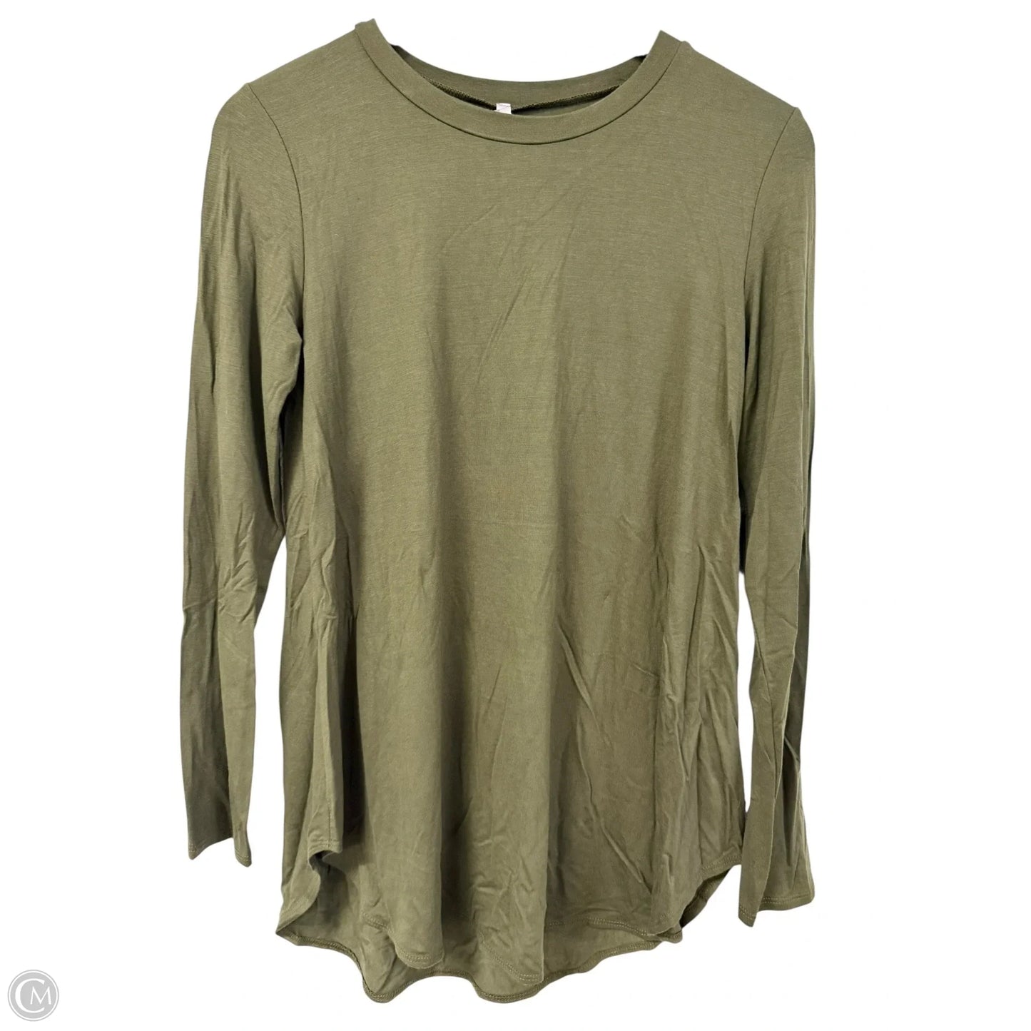 Top Long Sleeve By Azules In Green, Size: M