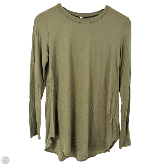Top Long Sleeve By Azules In Green, Size: M
