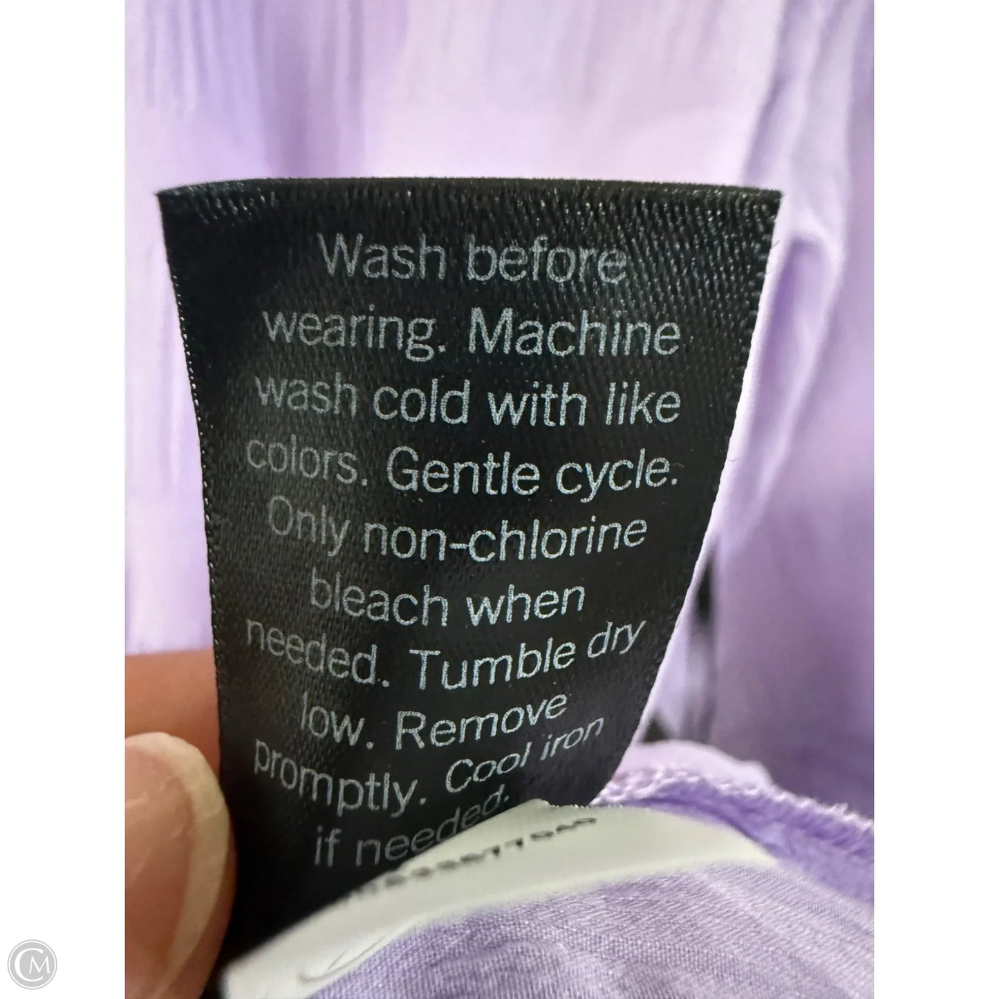 Top Long Sleeve By Simply Vera In Purple, Size: M