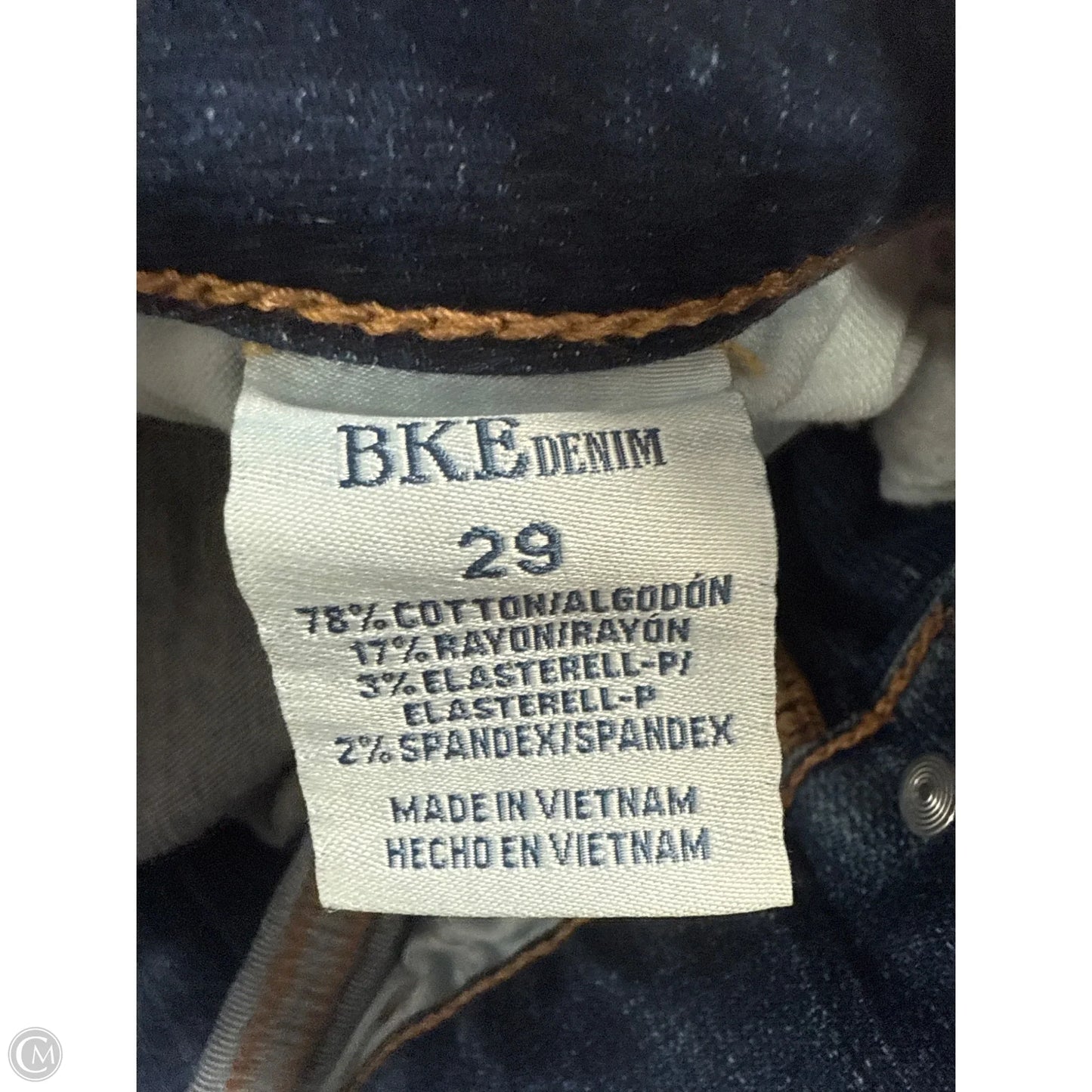 Jeans Skinny By Bke In Blue Denim, Size: 8
