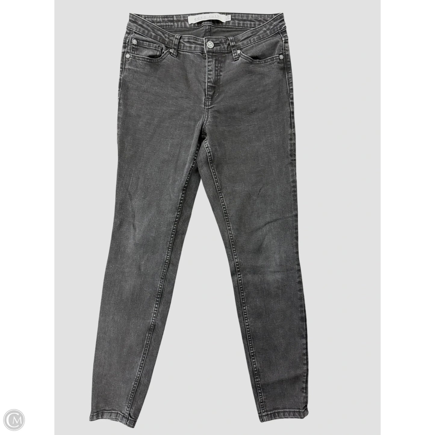 Jeans Skinny By Cme In Black Denim, Size: 8