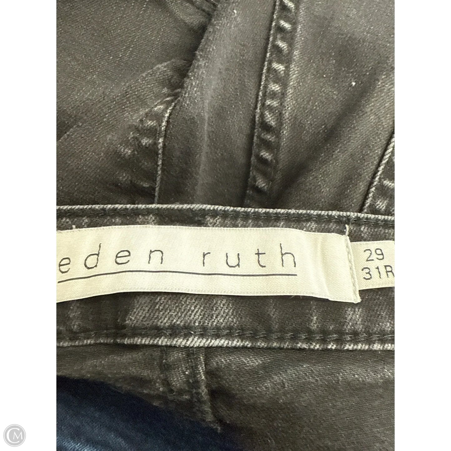 Jeans Skinny By Cme In Black Denim, Size: 8