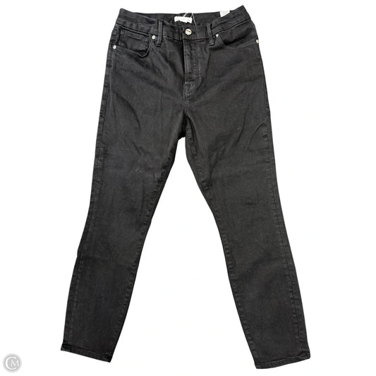 Jeans Skinny By Good American In Black, Size: 8
