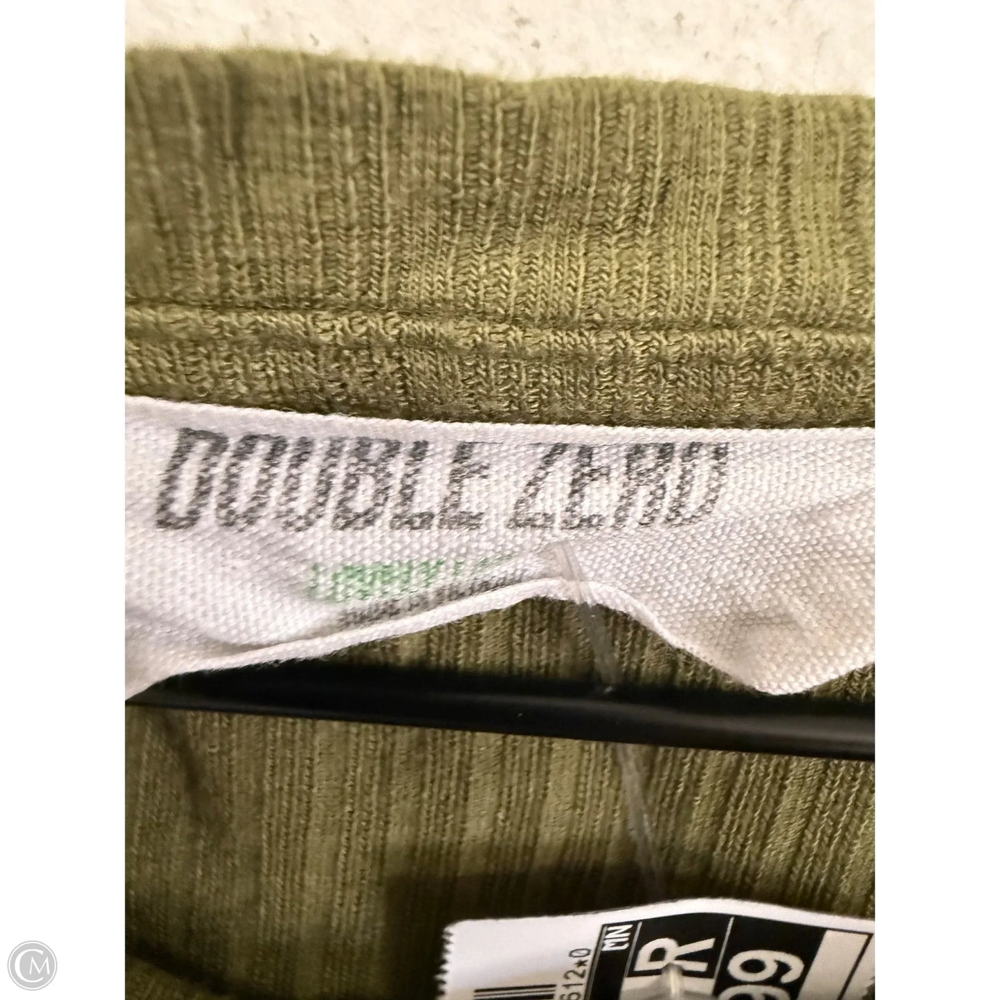 Top Long Sleeve Basic By Double Zero In Green, Size: L