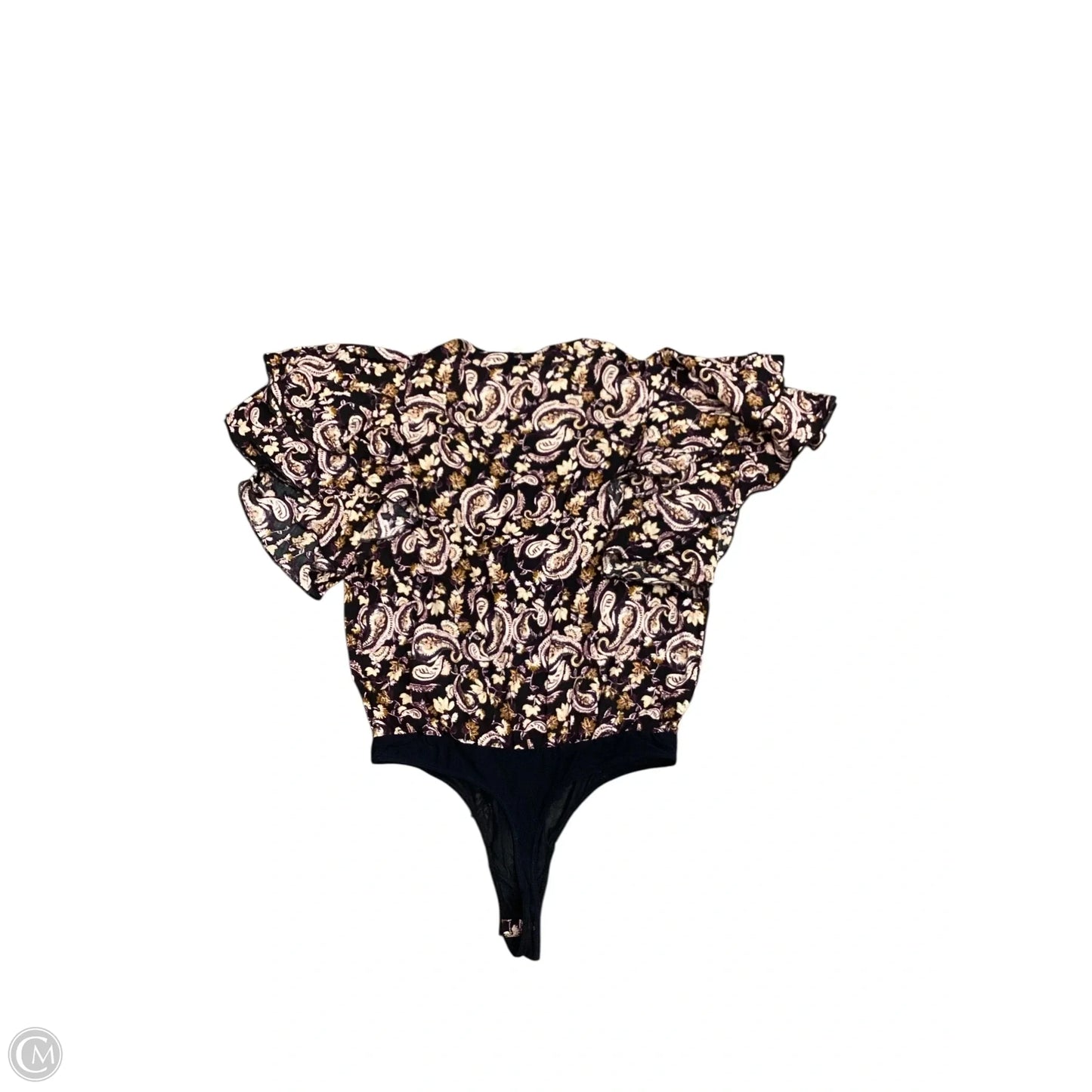 Bodysuit By Free People In Paisley Print, Size: M