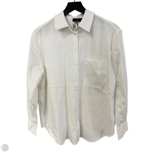 Blouse Long Sleeve By T Tahari In Yellow, Size: M