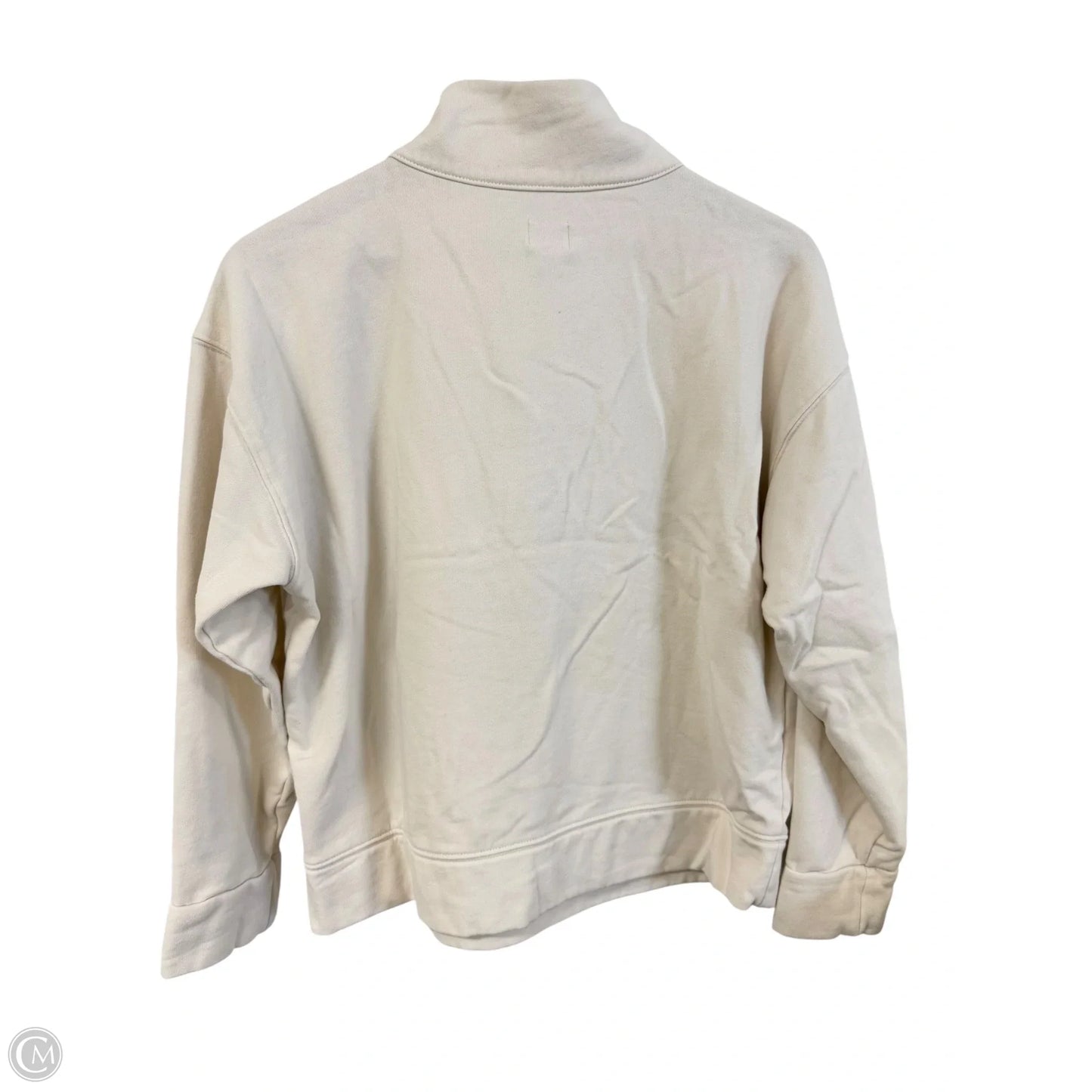 Sweatshirt Collar By A New Day In Cream, Size: M