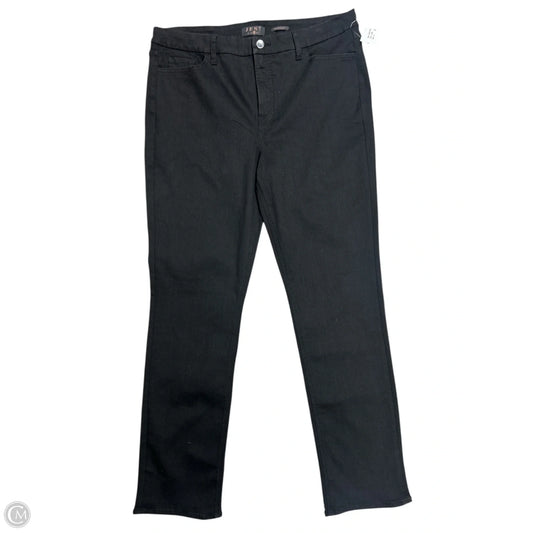 Jeans Straight By 7 For All Mankind In Black Denim, Size: 18