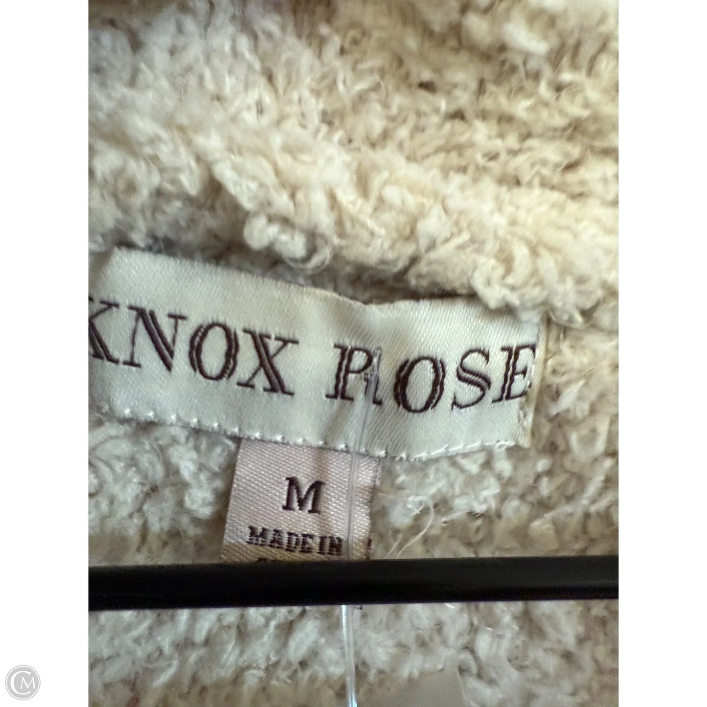 Sweatshirt Collar By Knox Rose In White, Size: M