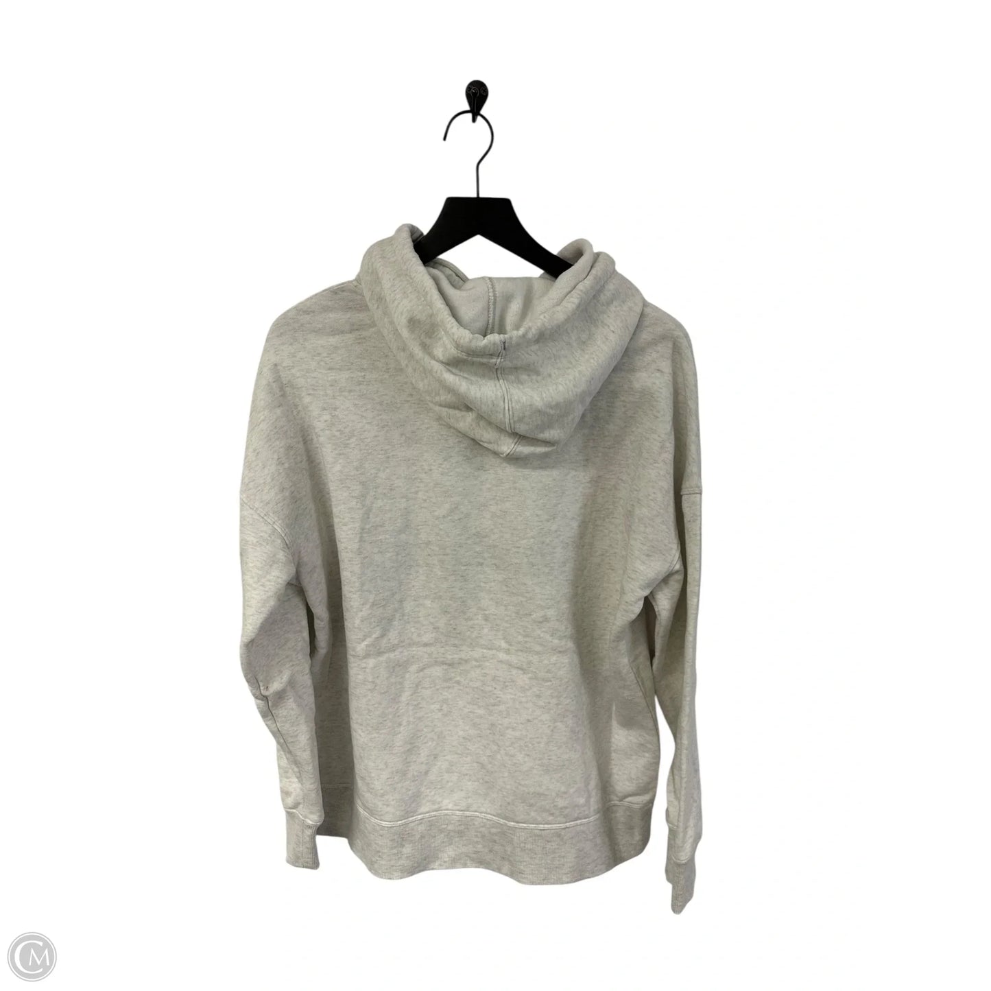 Sweatshirt Hoodie By Reebok In Grey, Size: M