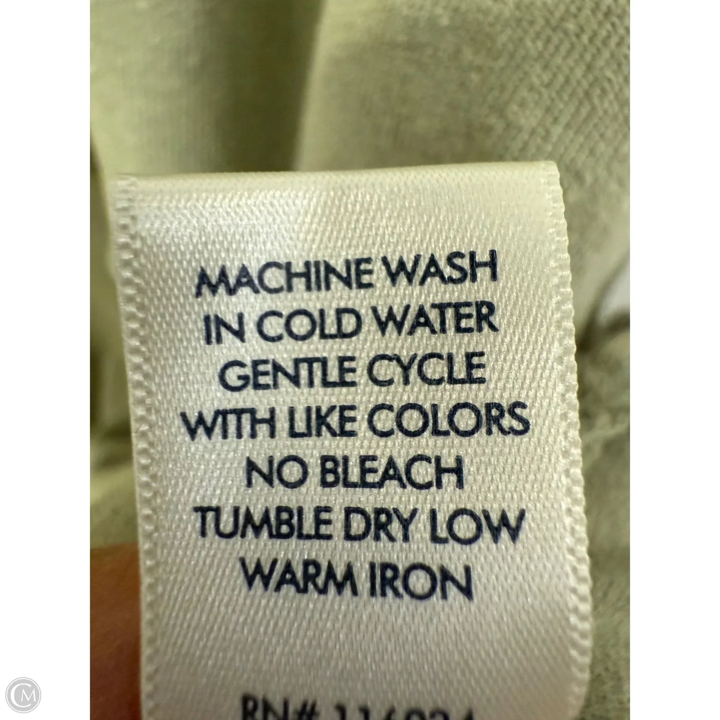 Top Short Sleeve By Bke In Green, Size: L
