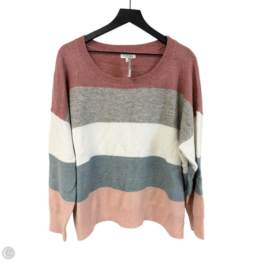 Sweater By Andree By Unit In Multi-colored, Size: 3x