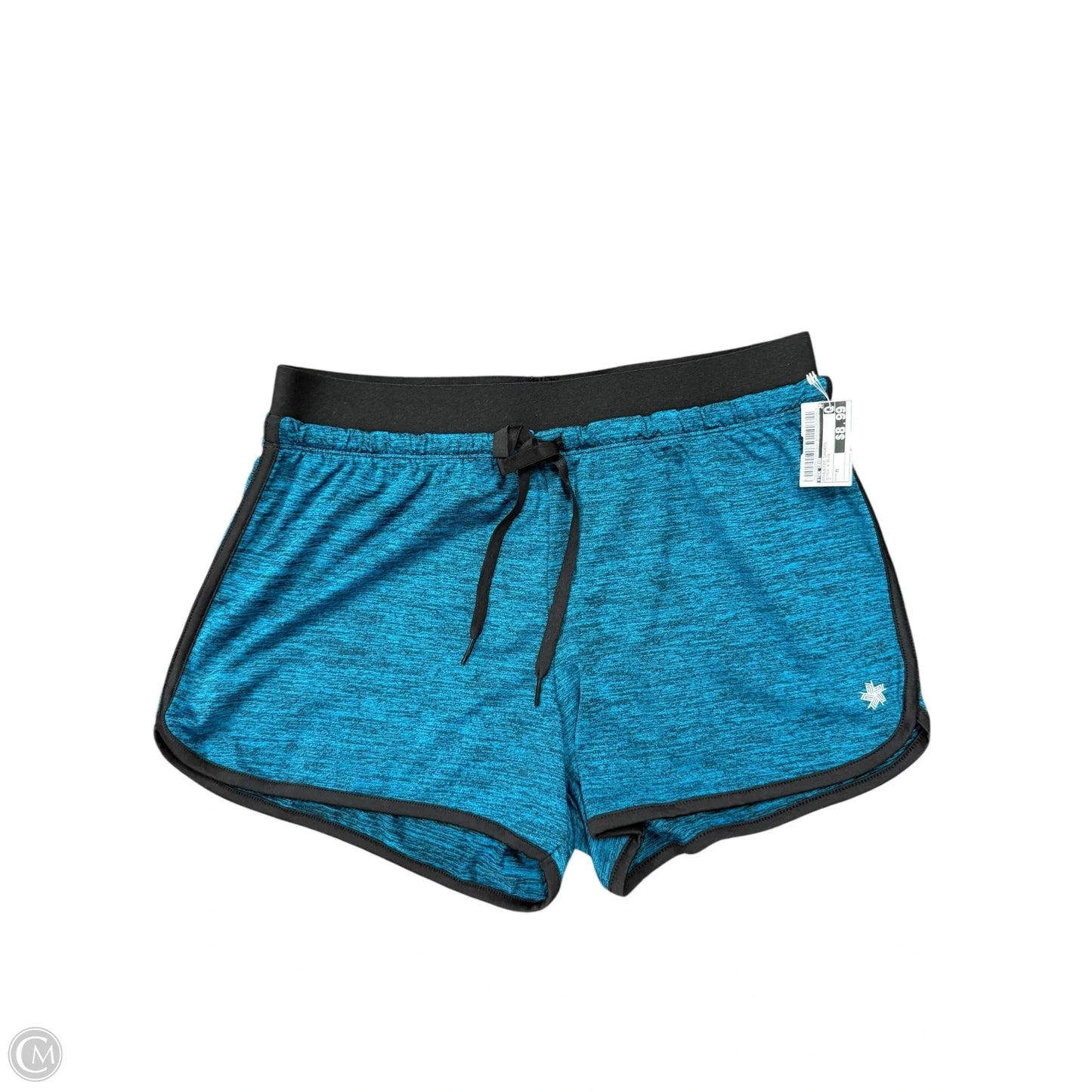 Athletic Shorts By Tek Gear In Black & Blue, Size: M