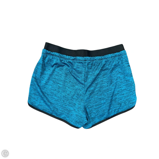 Athletic Shorts By Tek Gear In Black & Blue, Size: M