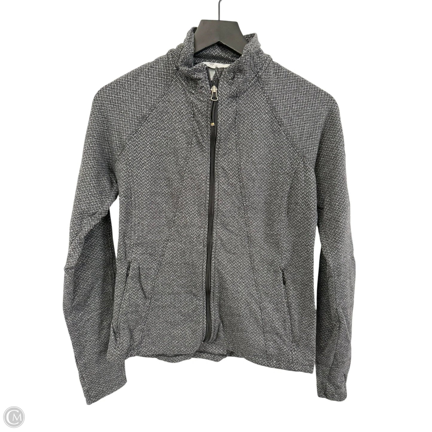 Athletic Jacket By Athleta In Grey, Size: M