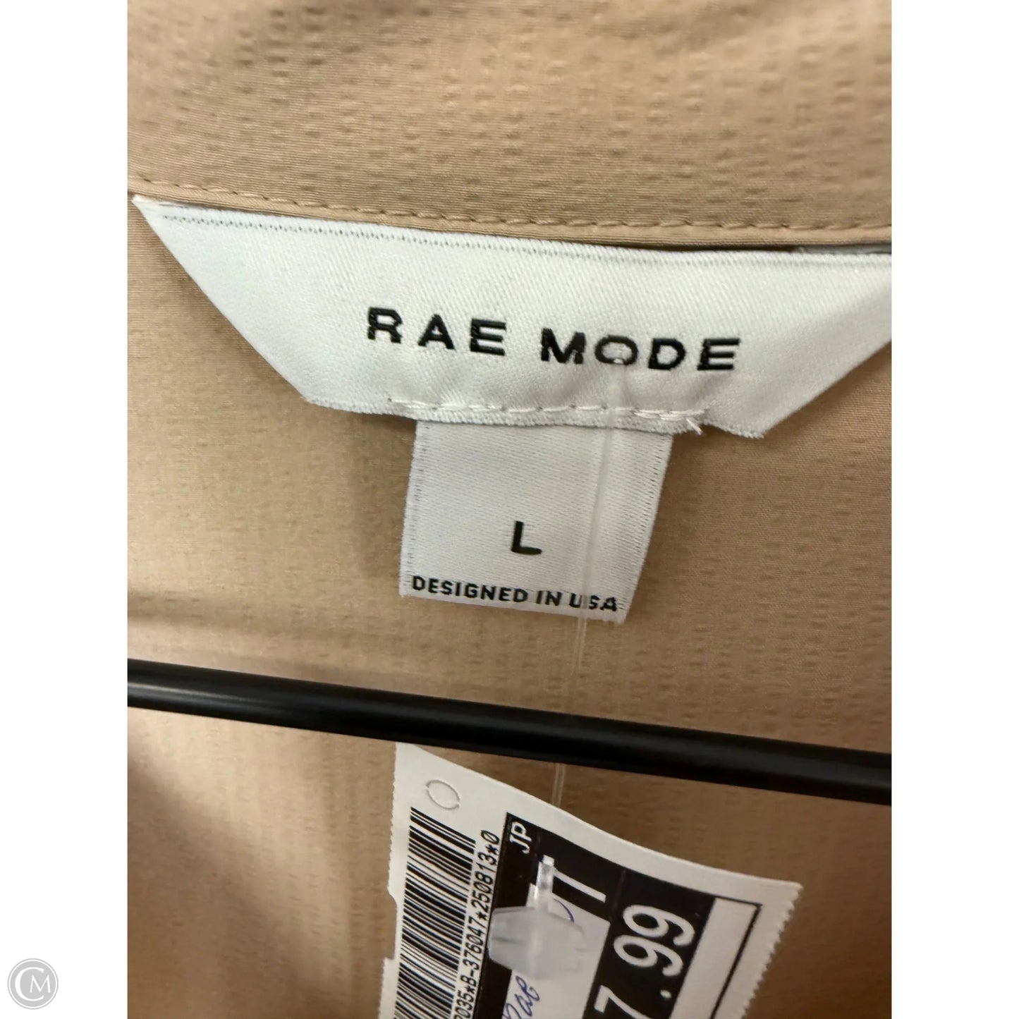Jacket Other By Rae Mode In Tan, Size: L