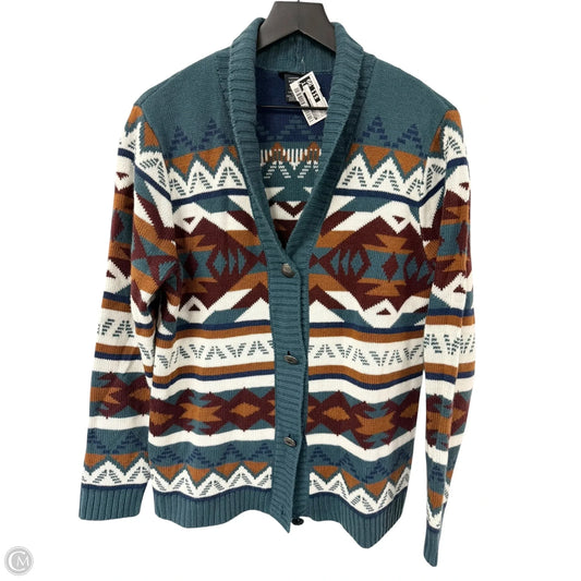 Sweater Cardigan By Wrangler In Multi-colored, Size: S